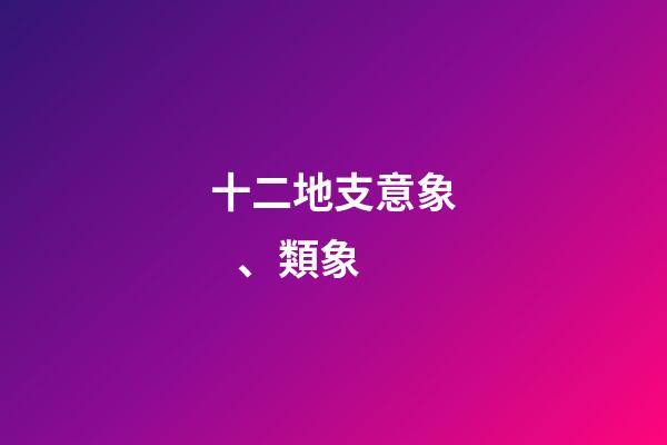 十二地支意象、類象